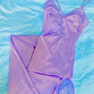 Savage x Rihanna Lavender Iridescent Organza Slip